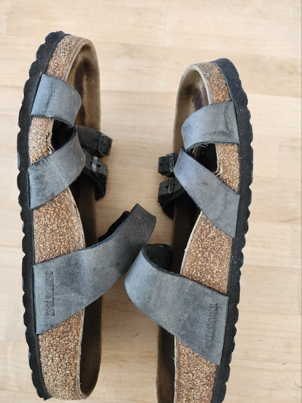 Franca Birkenstock Charcoal Black Size 39 - Picture 4 of 6